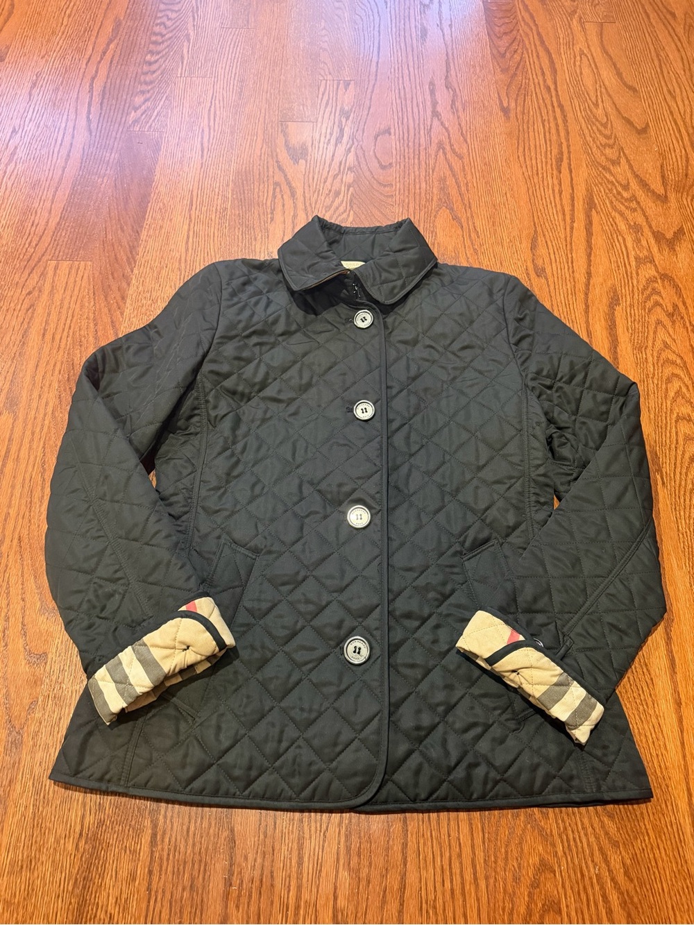 Burberry Brit Black Women’s Quilted Jacket Size S
